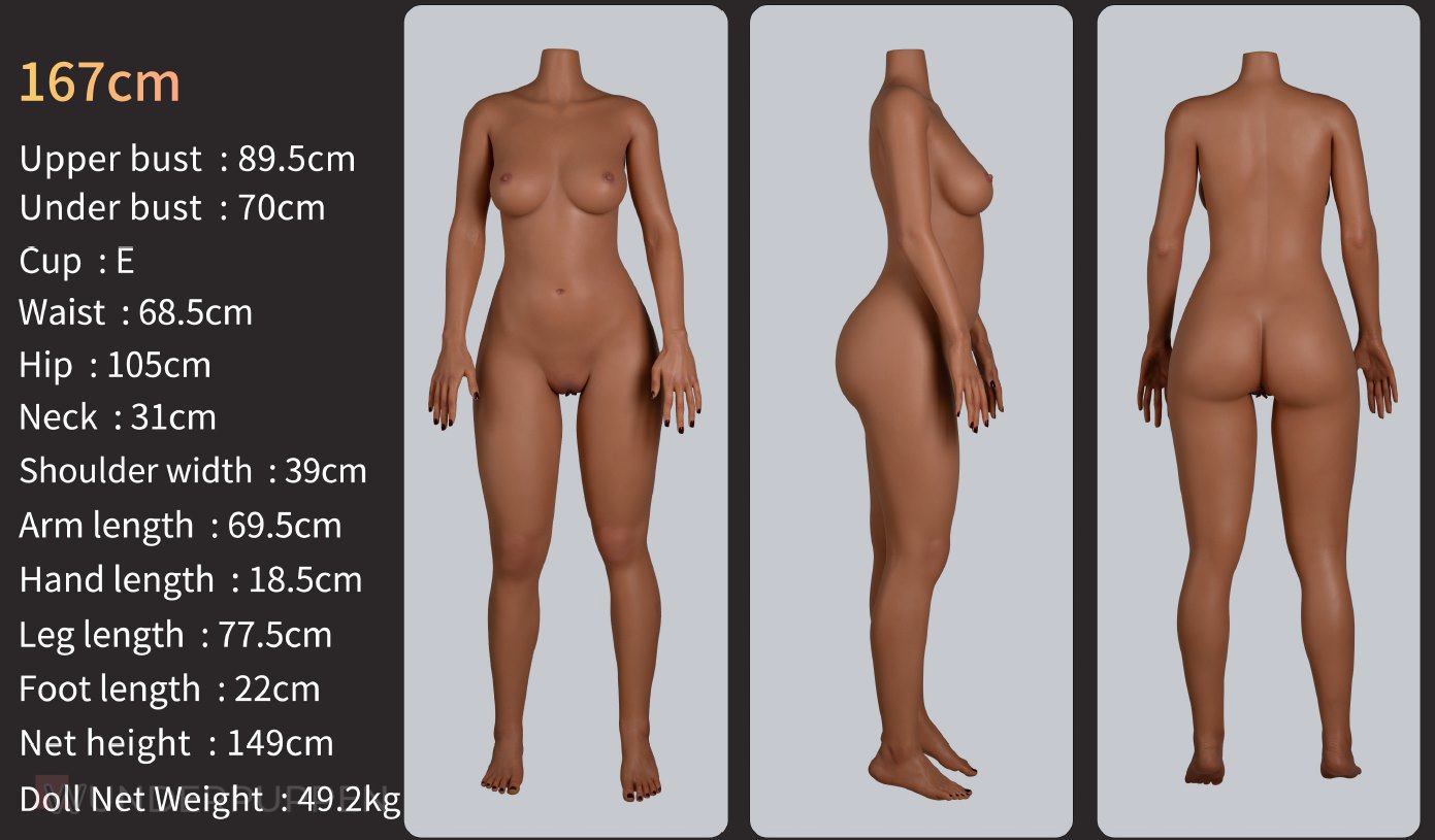 Zelex 167cm Vollsilikon