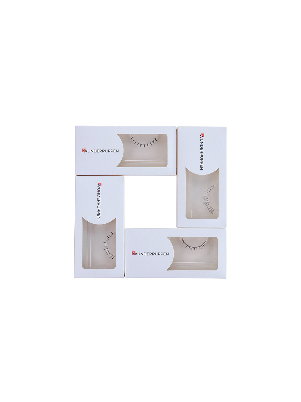 Untere Wimpern - 4er Set