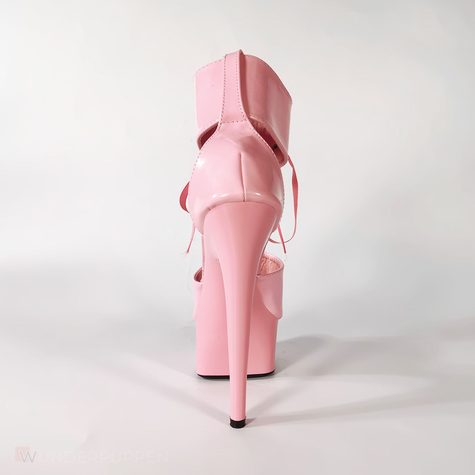 High Heels - Rosa geschnürt mit Bund – Bild 13