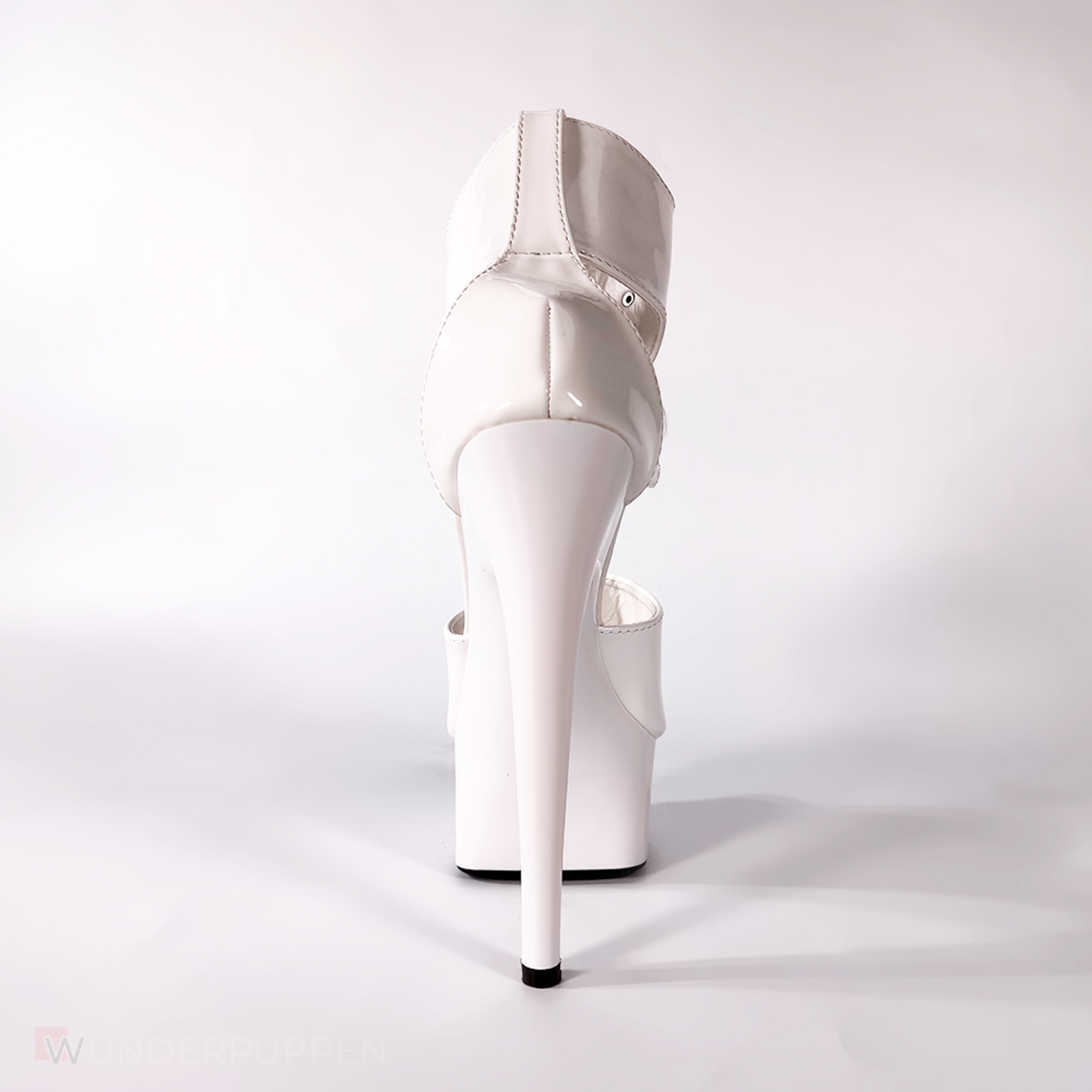 High Heels - Weiß geschnürt mit Bund – Bild 13