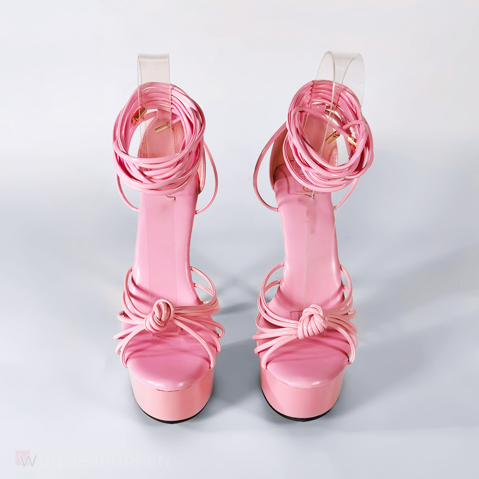 High Heels - Rosa geschnürt