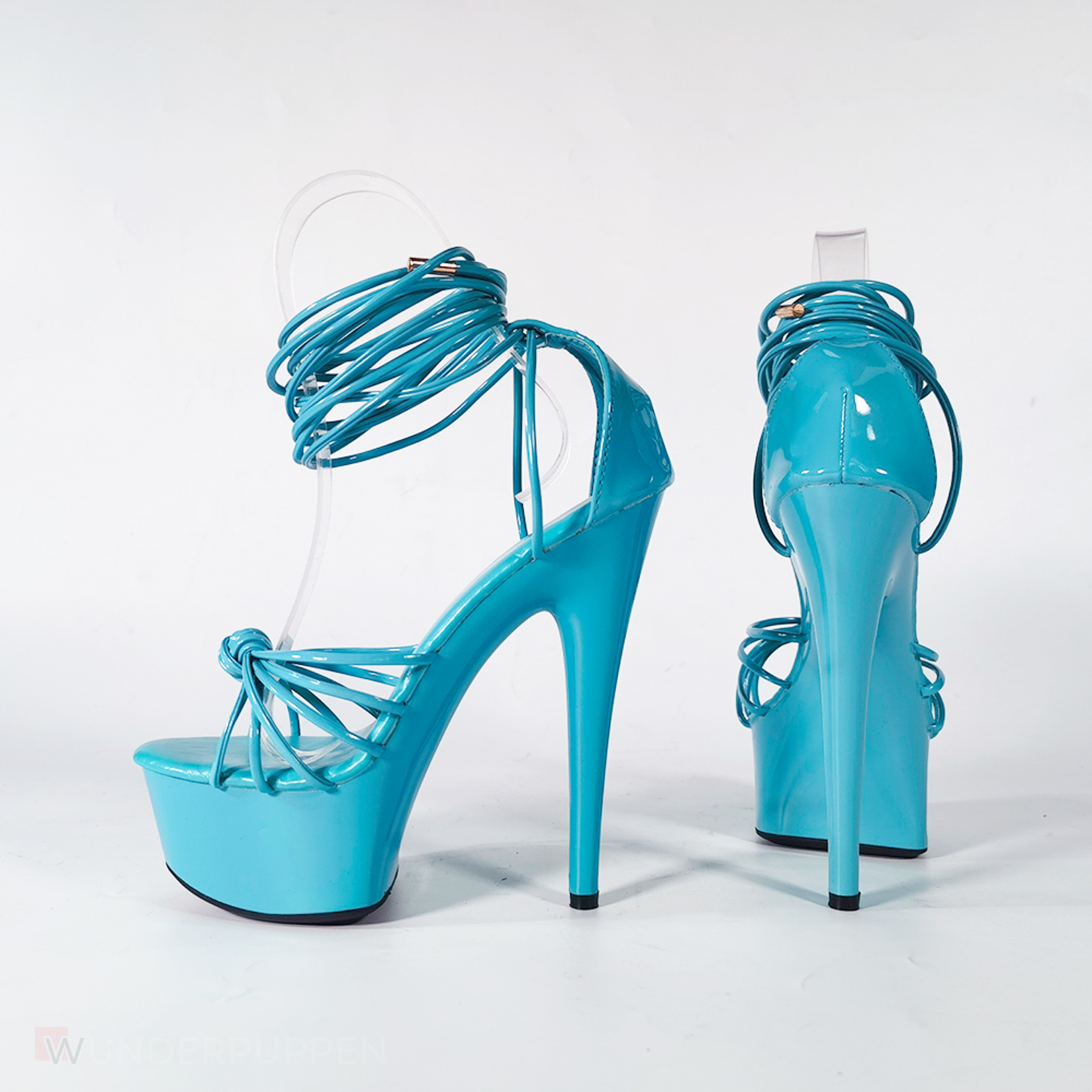 High Heels - Blau geschnürt – Bild 11