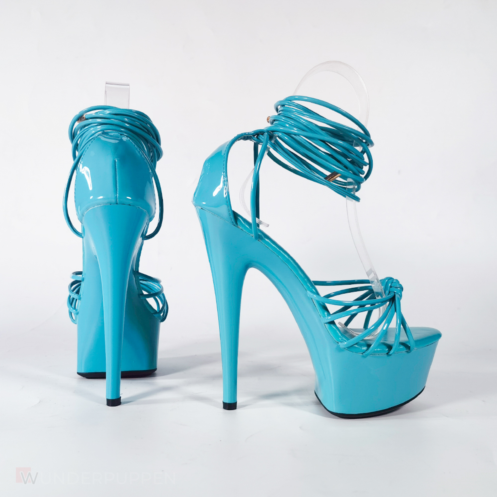 High Heels - Blau geschnürt – Bild 10