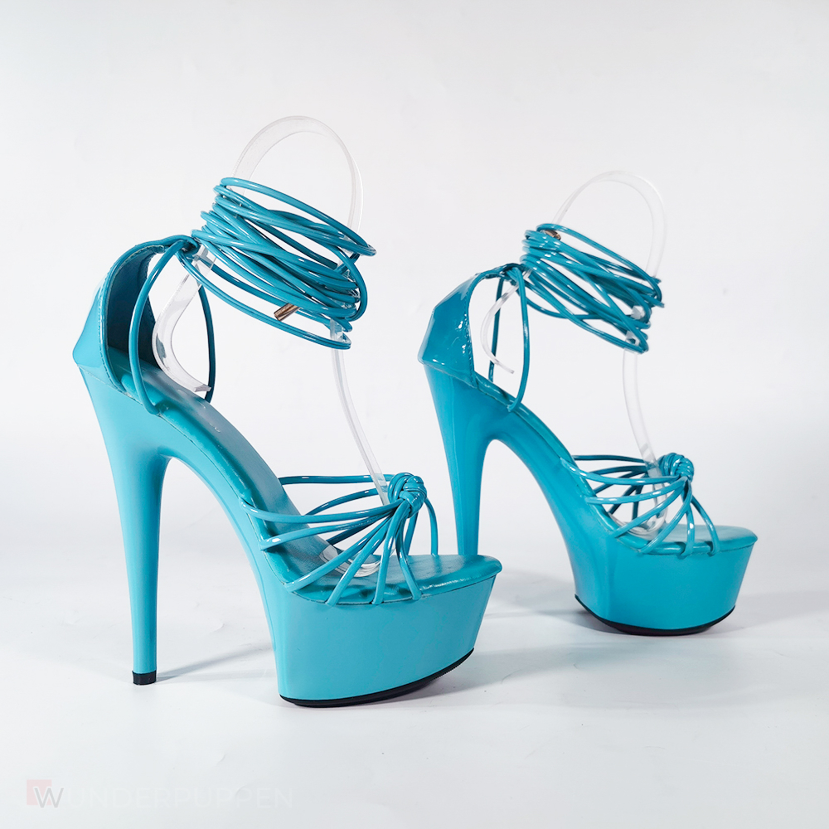 High Heels - Blau geschnürt – Bild 8