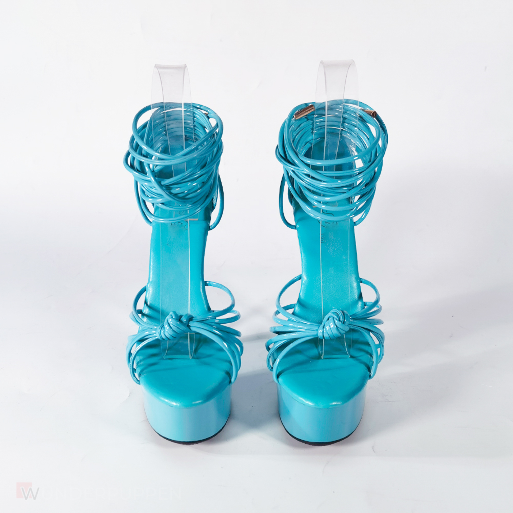 High Heels - Blau geschnürt – Bild 4