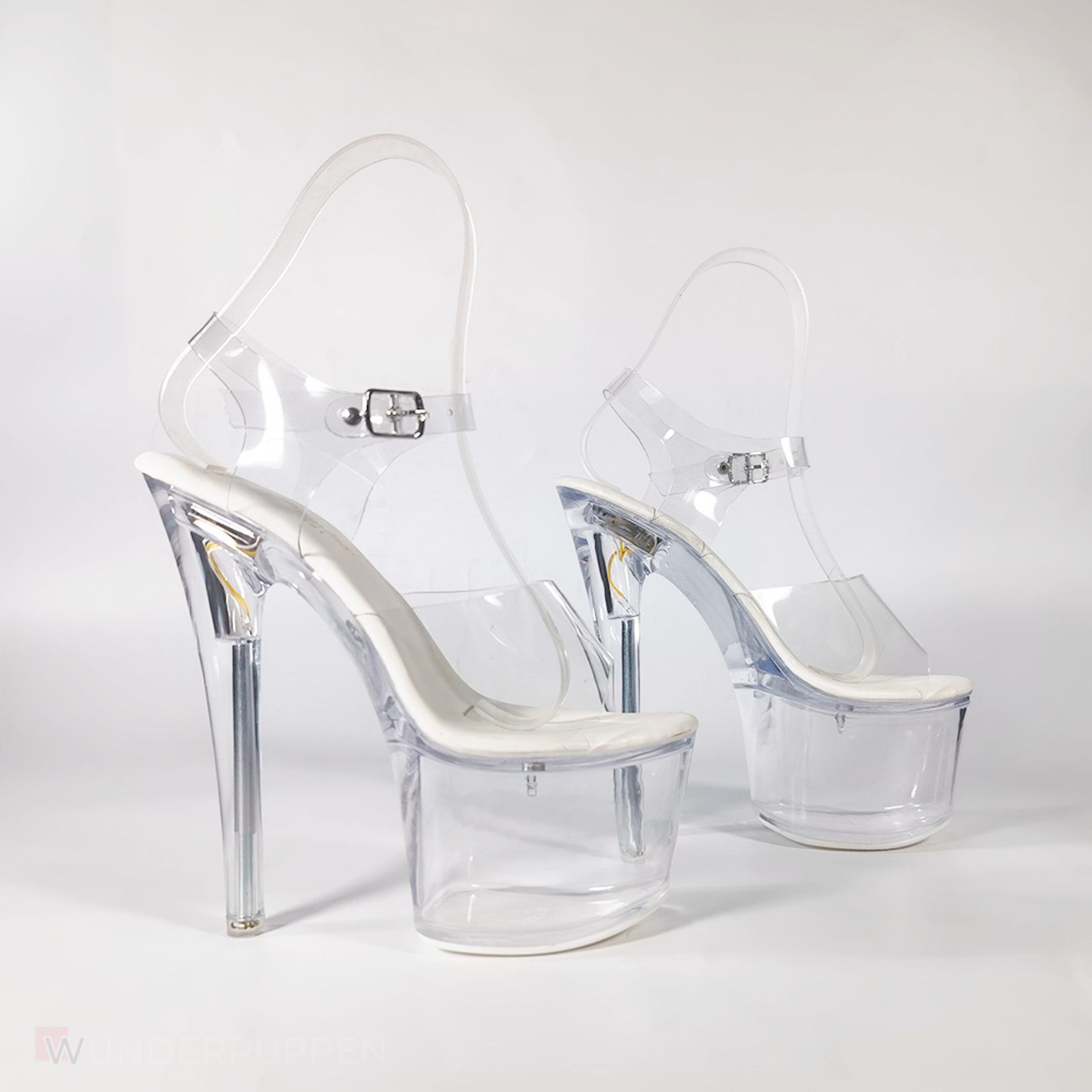 High Heels - Transparent Orange leuchtend – Bild 7