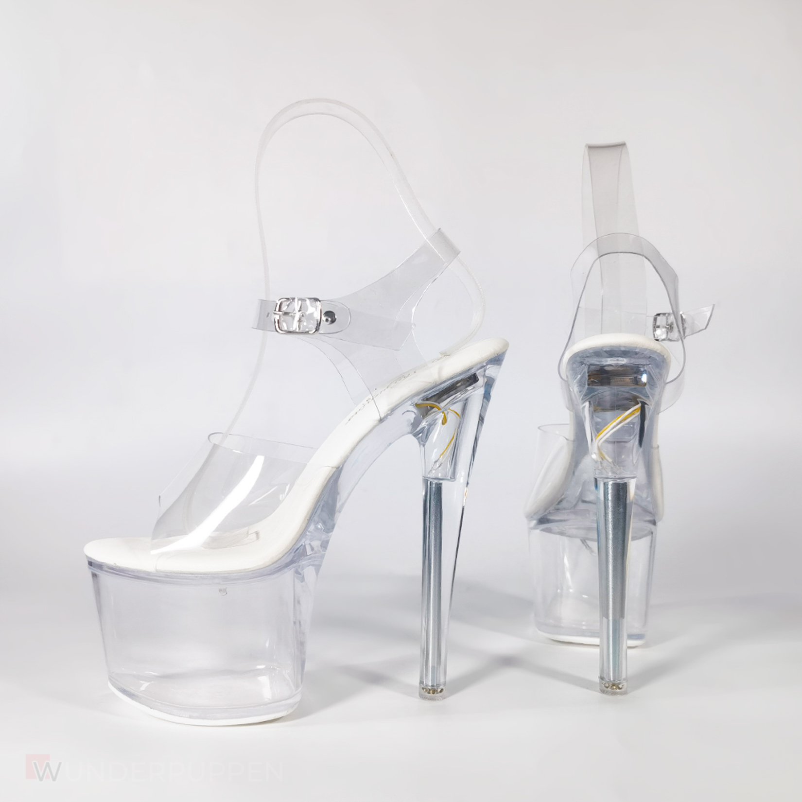 High Heels - Transparent Orange leuchtend – Bild 5