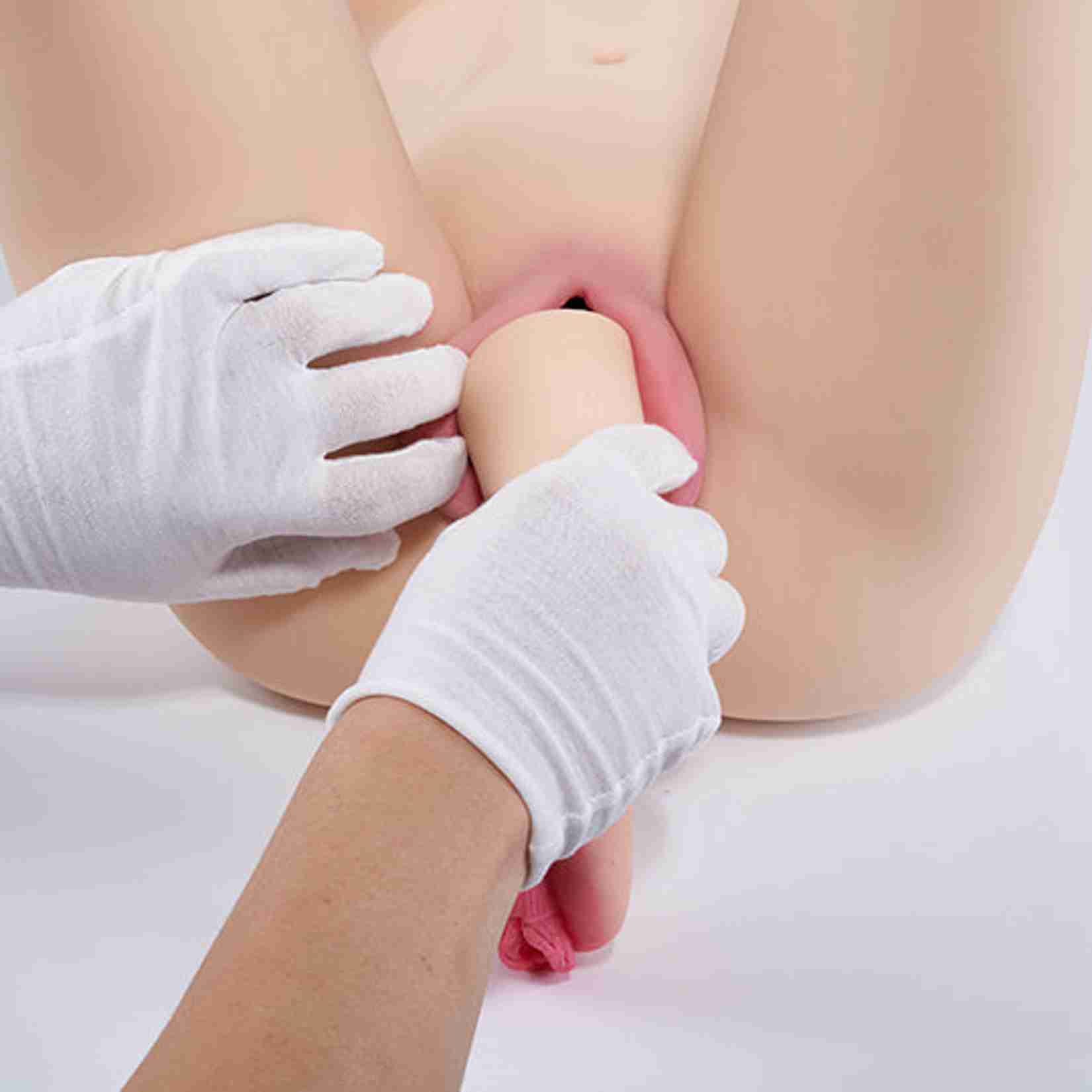 Ginny: 17.3kg Abnehmbare Vaginal Sex Puppe 4 in 1 mit Tantabosom – Bild 29