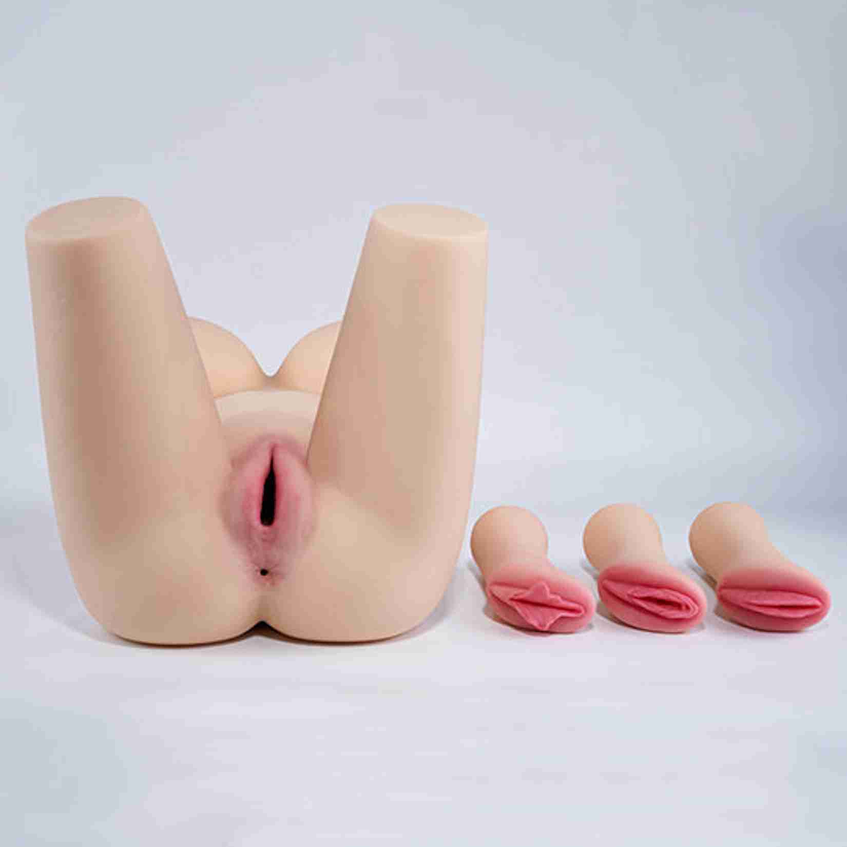 Ginny: 17.3kg Abnehmbare Vaginal Sex Puppe 4 in 1 mit Tantabosom – Bild 25