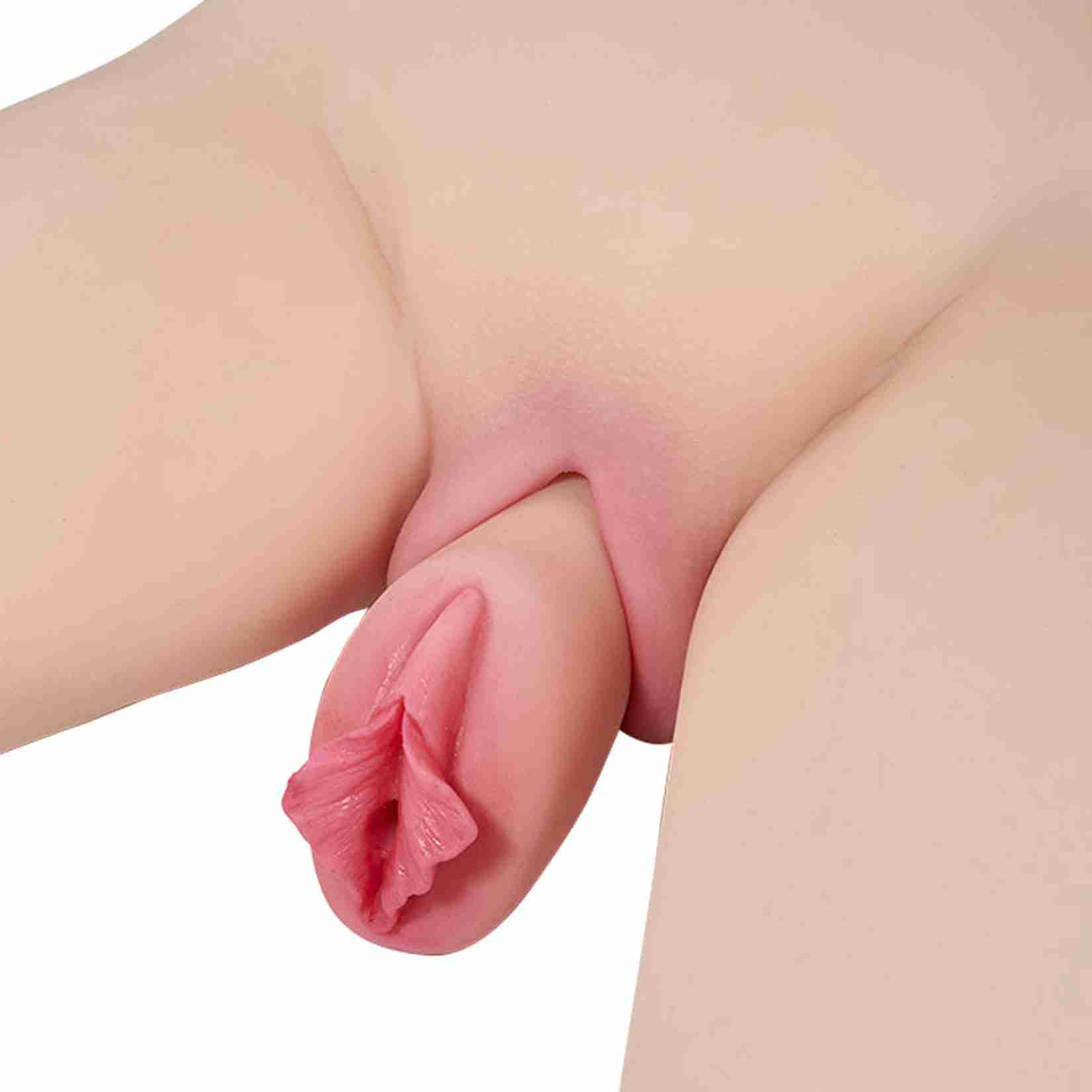 Ginny: 17.3kg Abnehmbare Vaginal Sex Puppe 4 in 1 mit Tantabosom – Bild 14