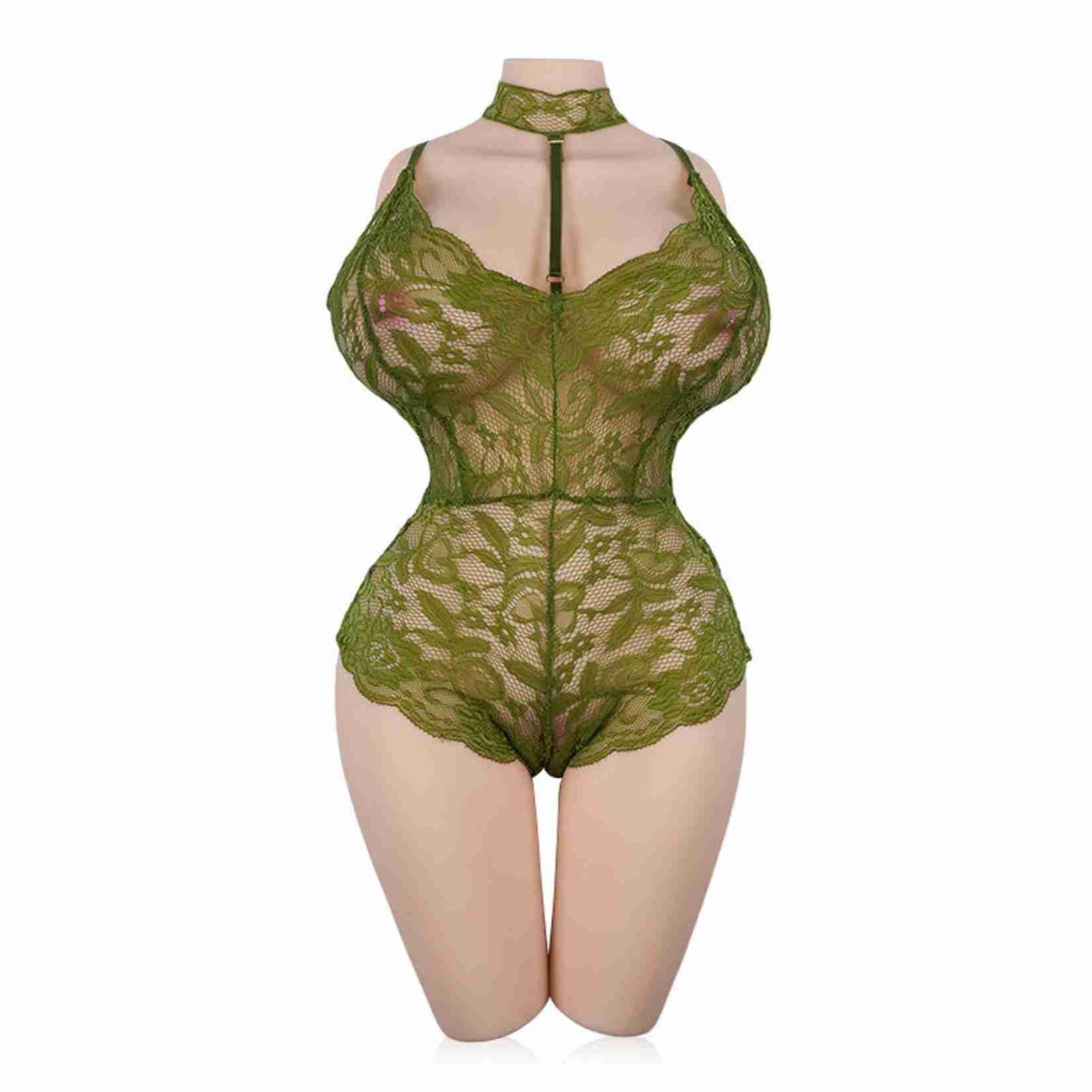 Ginny: 17.3kg Abnehmbare Vaginal Sex Puppe 4 in 1 mit Tantabosom