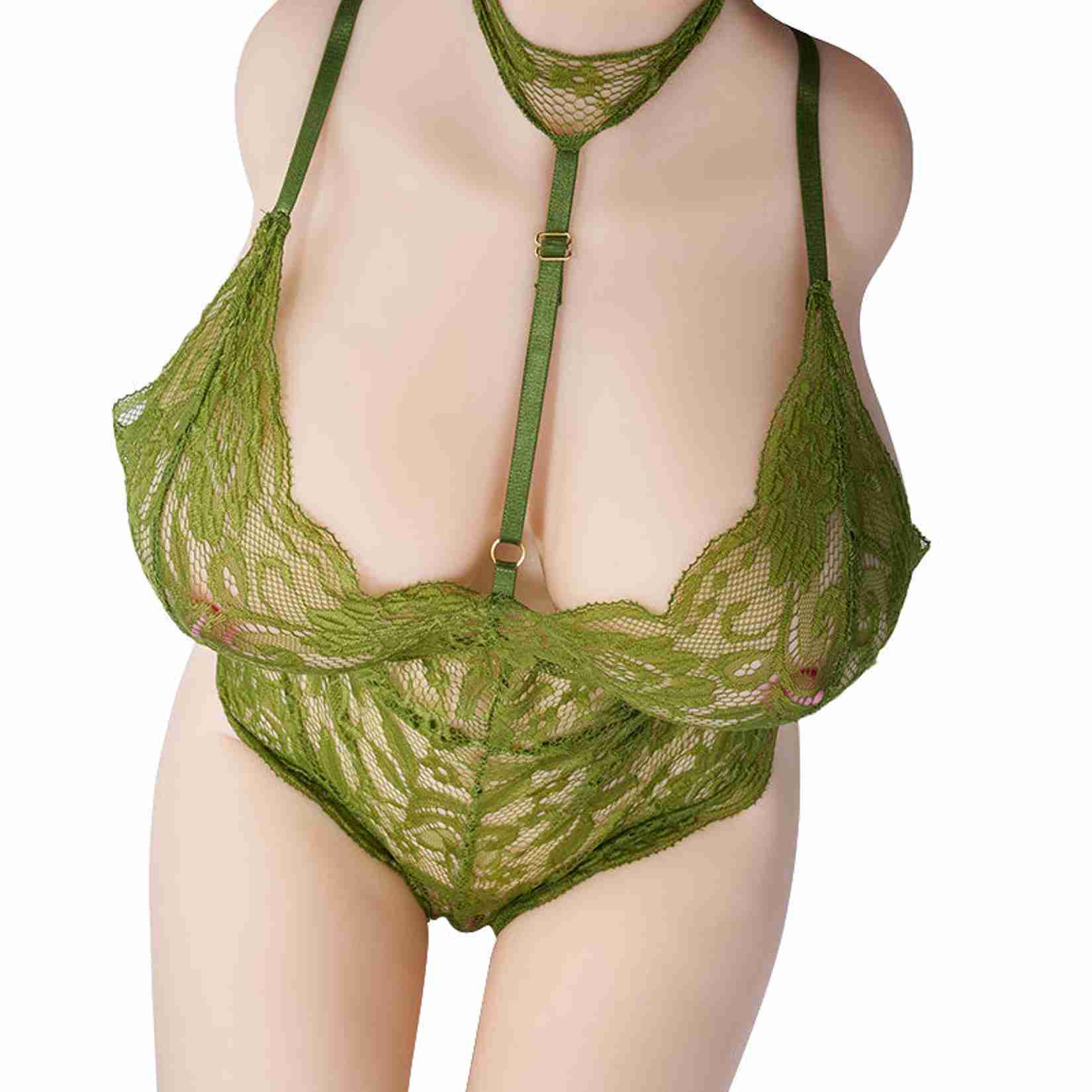 Ginny: 17.3kg Abnehmbare Vaginal Sex Puppe 4 in 1 mit Tantabosom – Bild 3