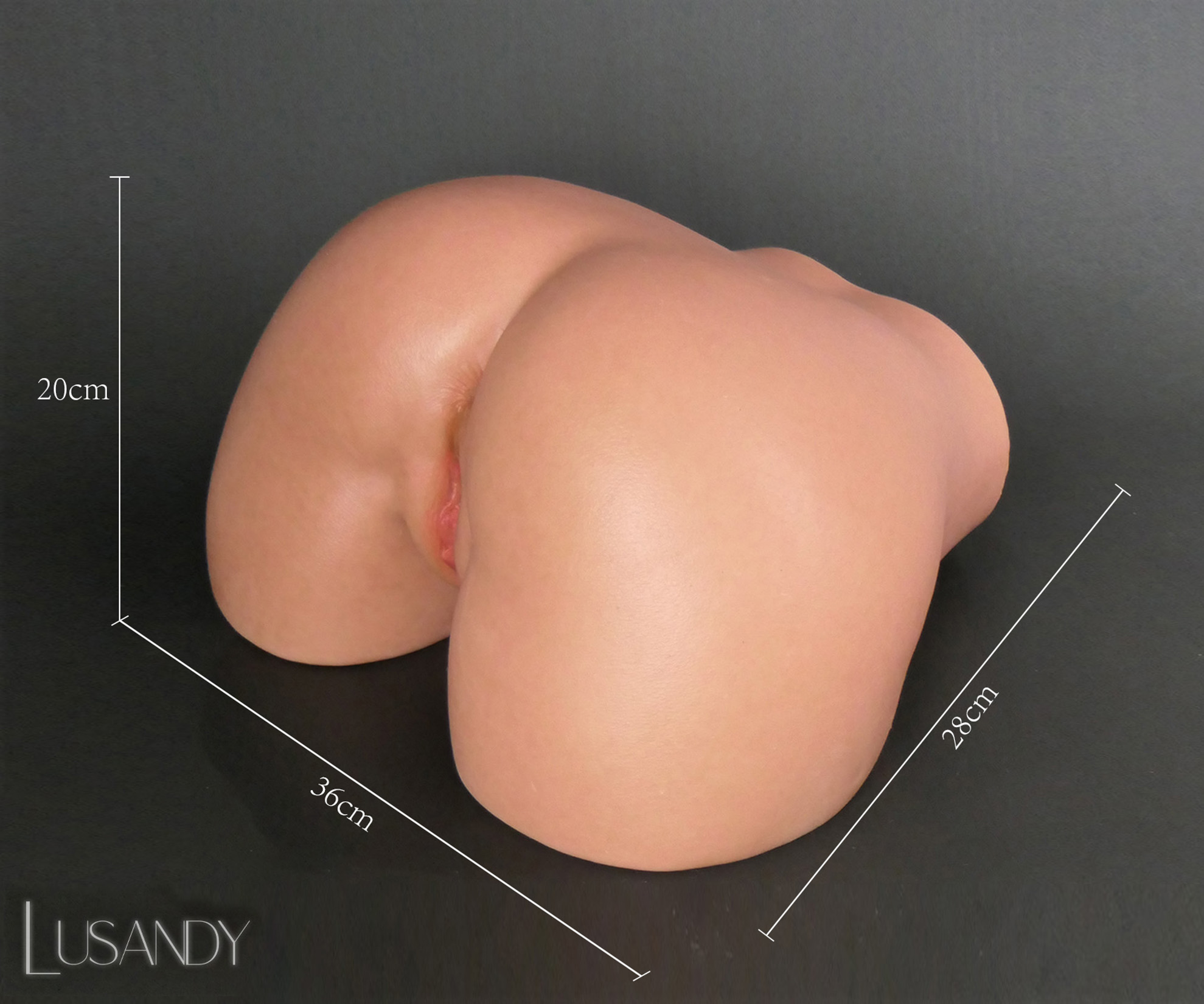 Lusandy Vollsilikon Fantasy-Torso Liebeshüfte – Bild 30