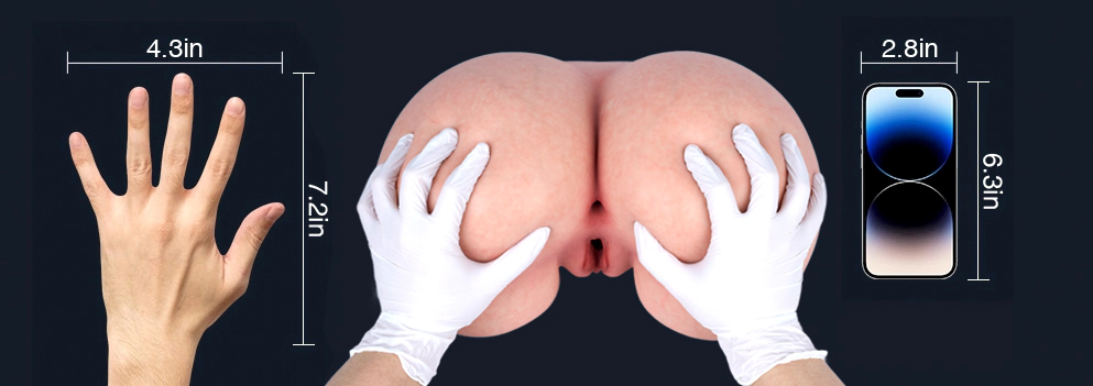 Sex Torso - Tantaly Grace: 10.5kg Silikon Sexpuppe Mit Herzförmigem Hintern – Bild 35