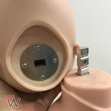 Rechteckiger Anschluss