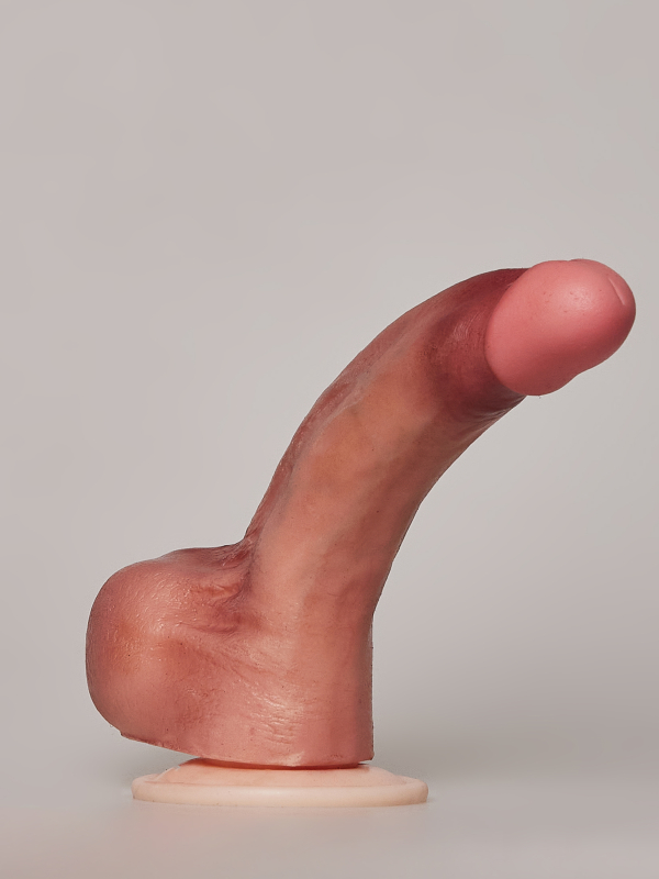 Realistischer Dildo - 16cm leicht gewölbt – Bild 3
