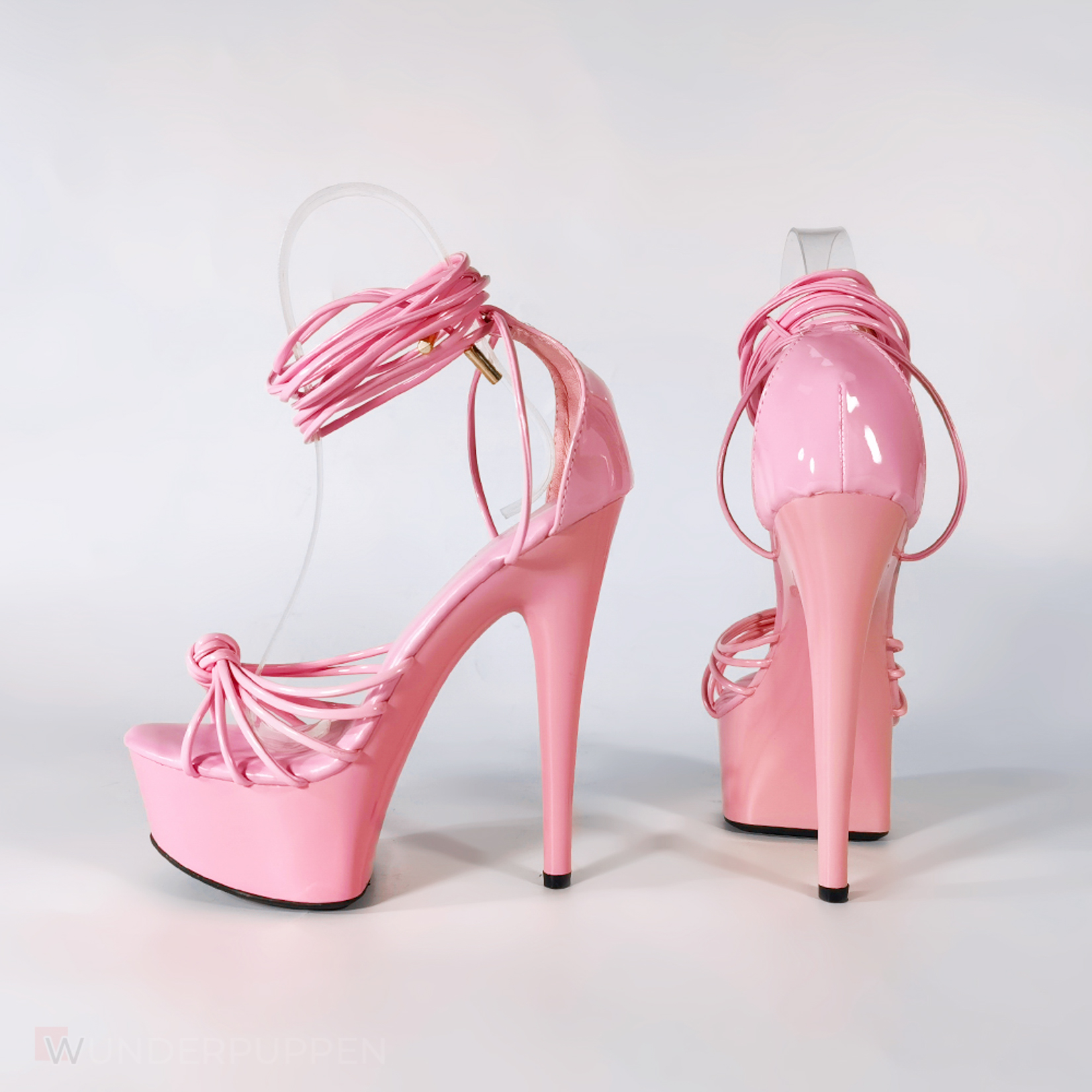 High Heels - Rosa geschnürt – Bild 8