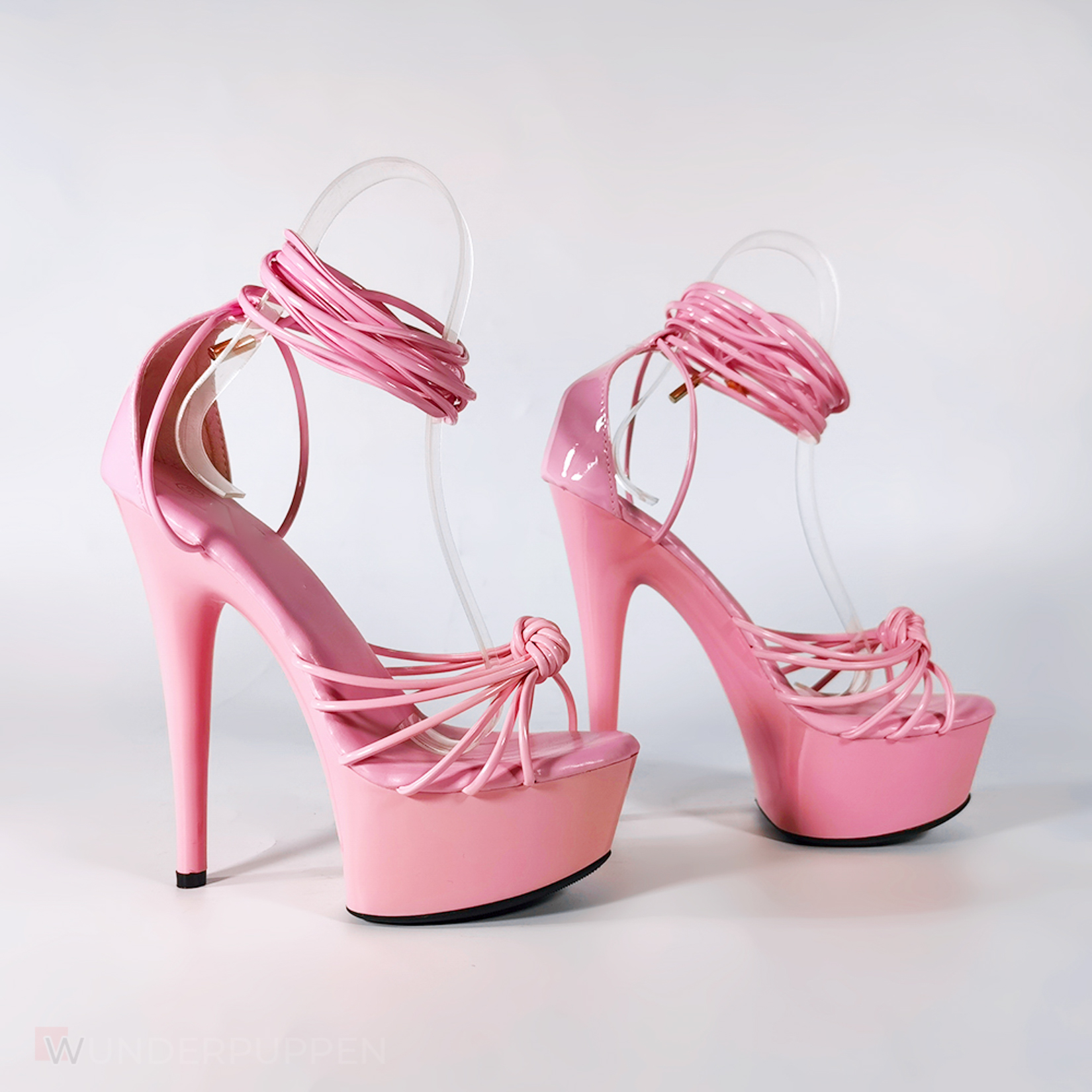 High Heels - Rosa geschnürt – Bild 4