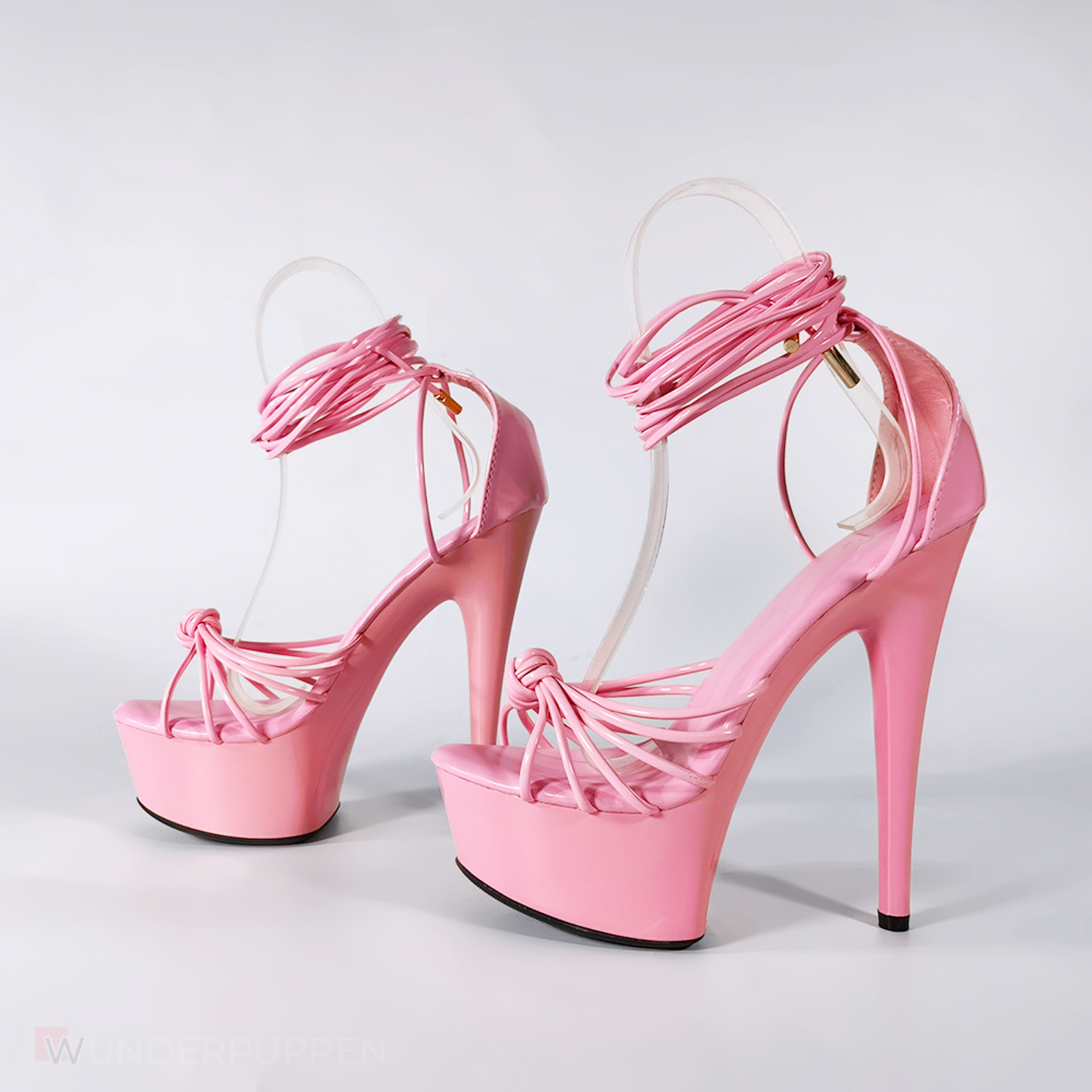 High Heels - Rosa geschnürt – Bild 5