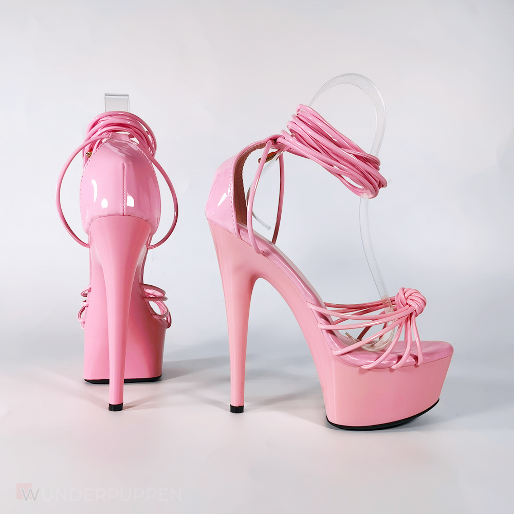 High Heels - Rosa geschnürt – Bild 7